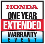 honda extended warranty event