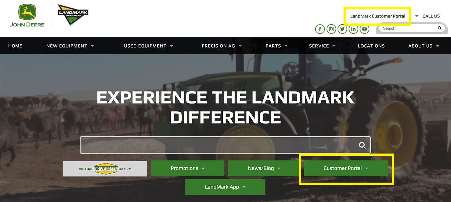 landmark homepage