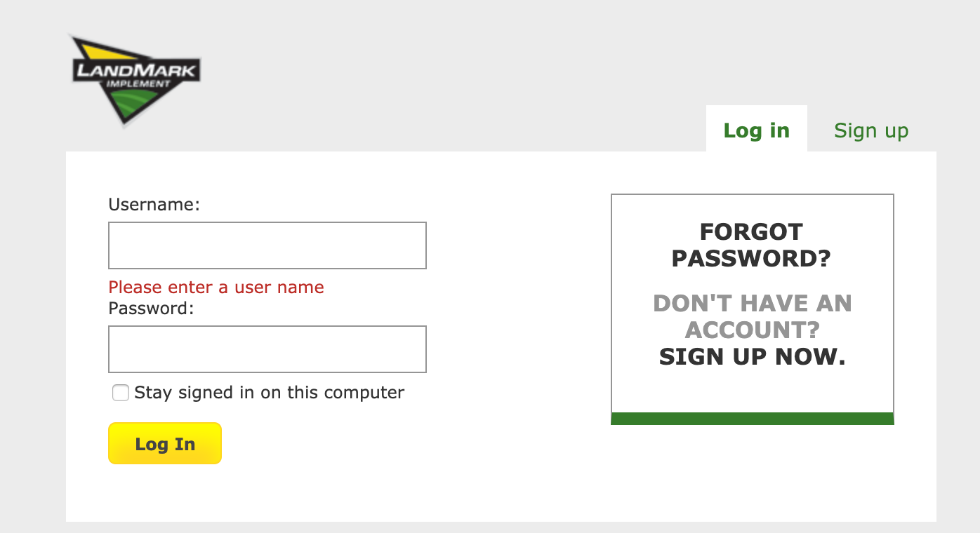 dcp signup page