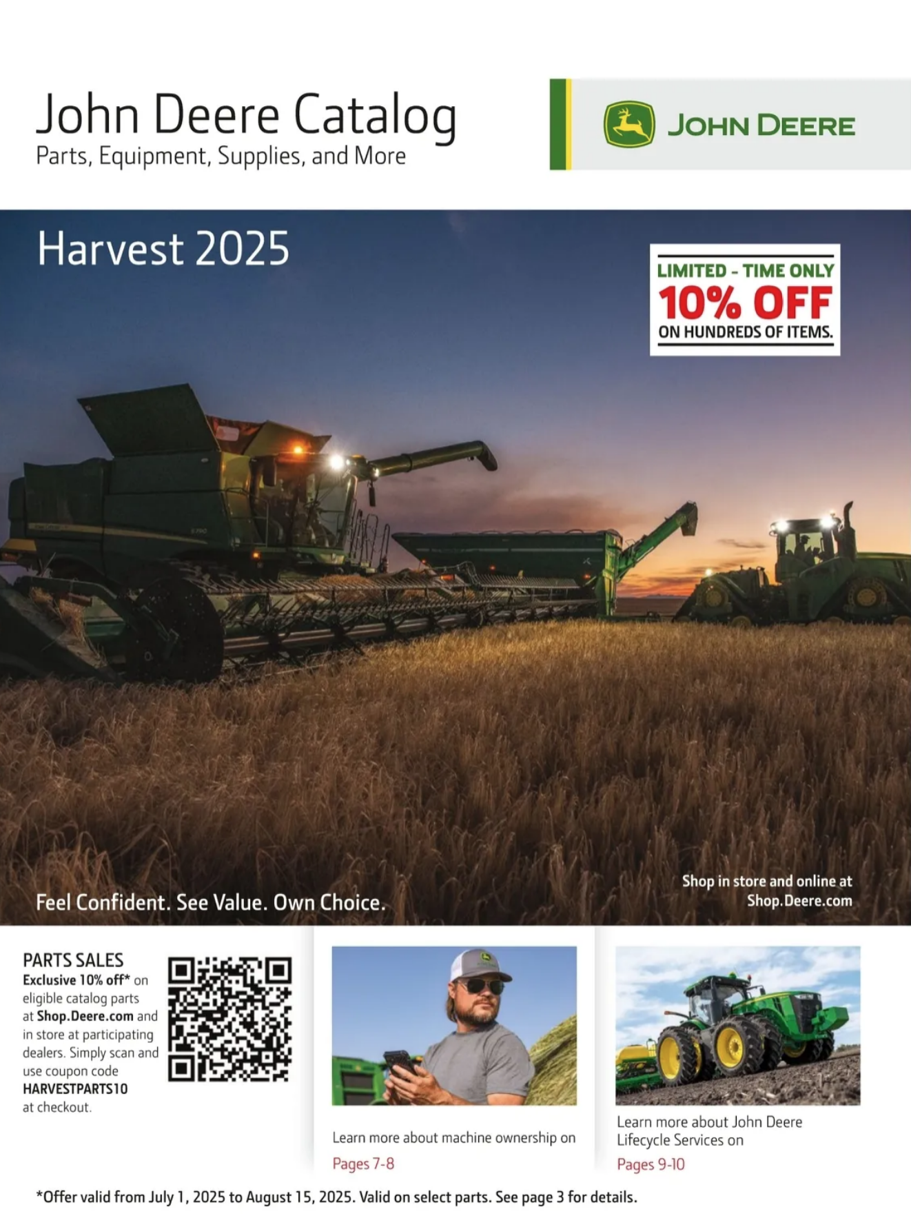 Harvest 2025 John Deere Parts Catalog
