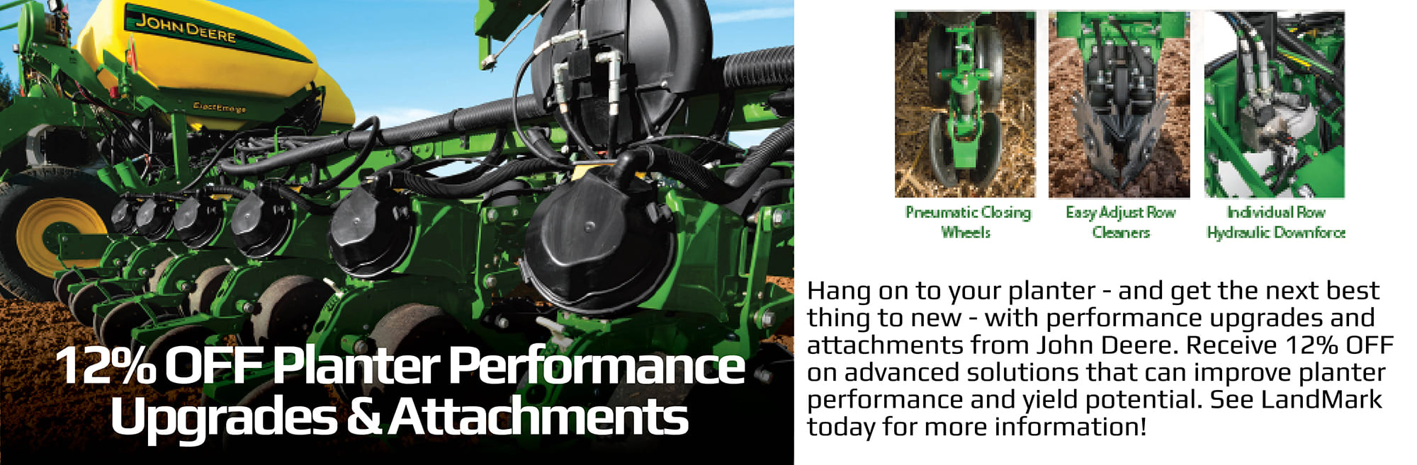 12% Off Planter Performance Upgrades & Attachments