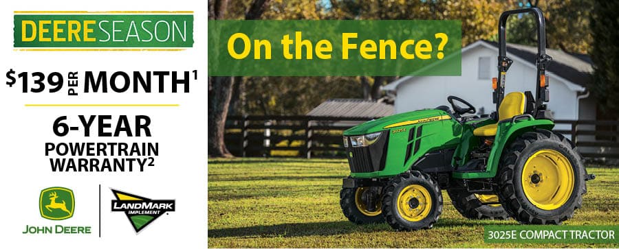 3025E Utility Tractor, On the Fence?
