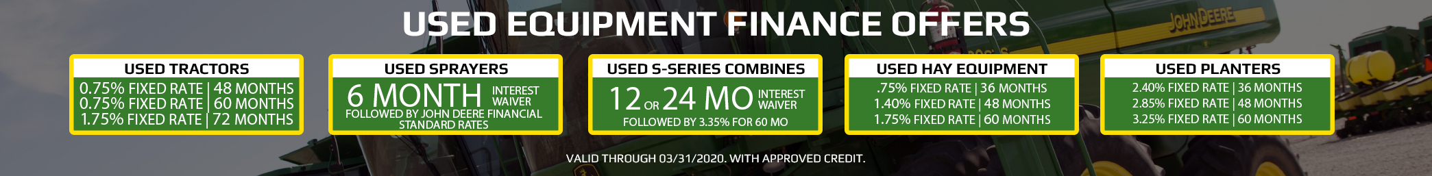 March Used Finance Offers